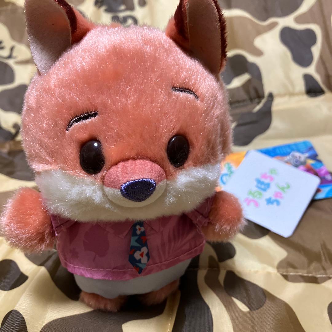 ズートピア2 うるぽちゃちゃん ぬいぐるみ　２個　ディズニー　ジュディ&ニック