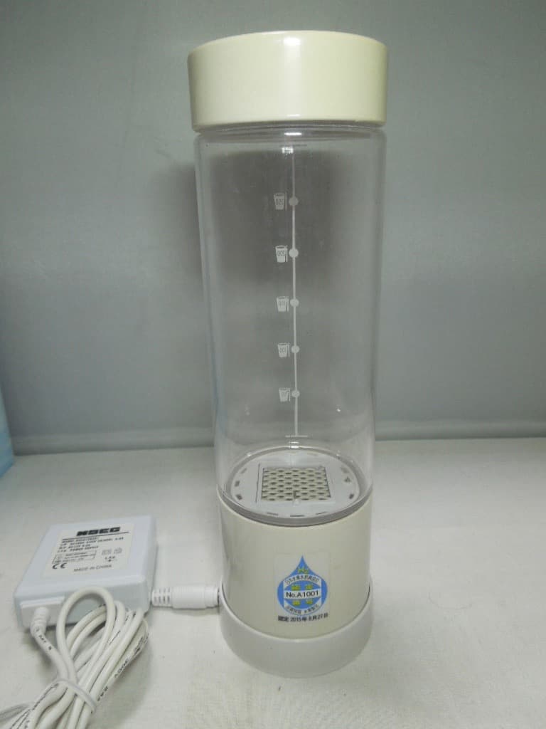 水素水生成器　充電式でどこでも飲めるMyShintousuiBottle-Q