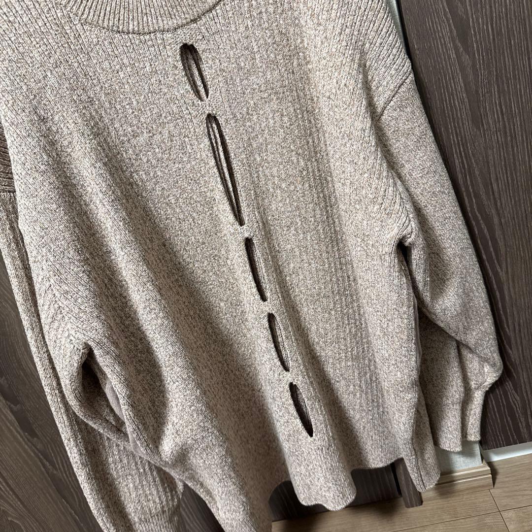 トップス clane W FACE COLOR MIX HOLE SLEEVE C/D 1