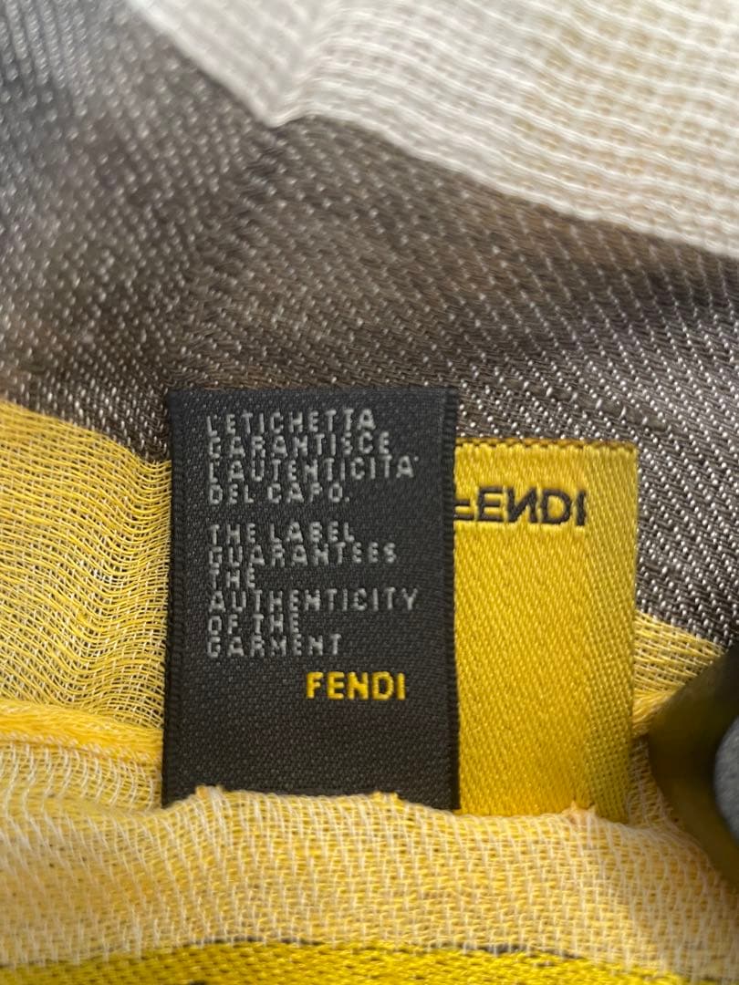 FENDI ストライプストール【未使用品】