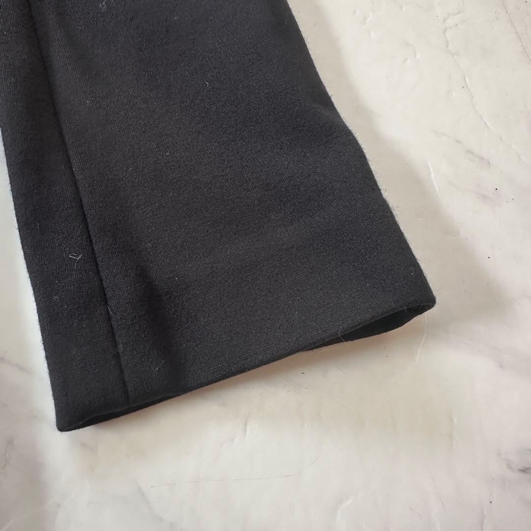 セオリーリュクス　ブラック ノーカラーコート　スプリングコート　美品　M