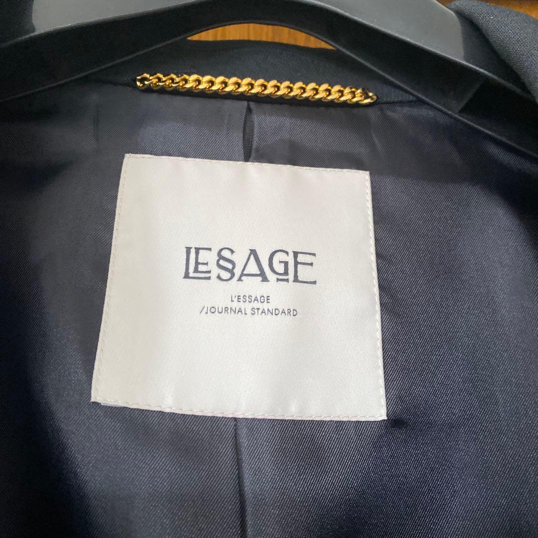 L'ESSAGE BIGテーラードジャケット ブラック