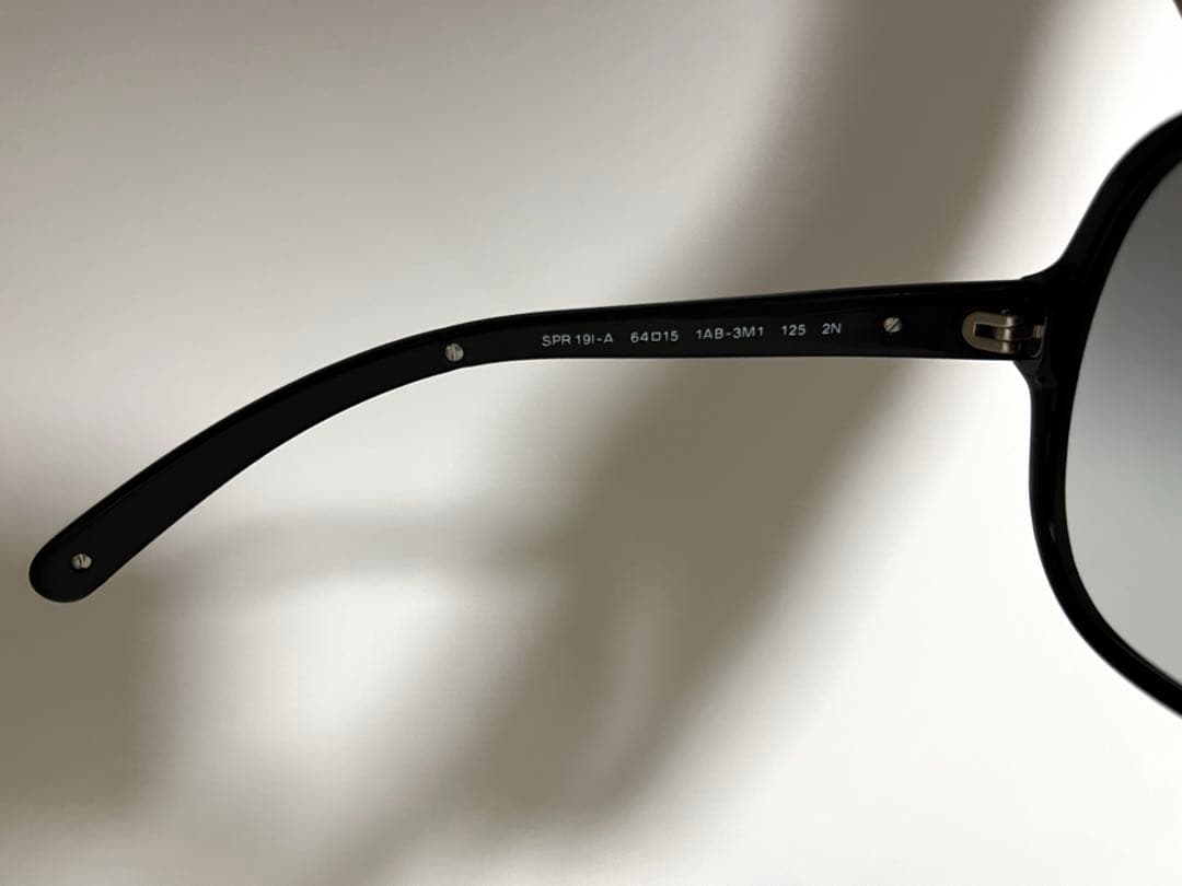 PRADA ロゴ入り サングラス SPR 19I ブラック 黒 眼鏡 アイウェア
