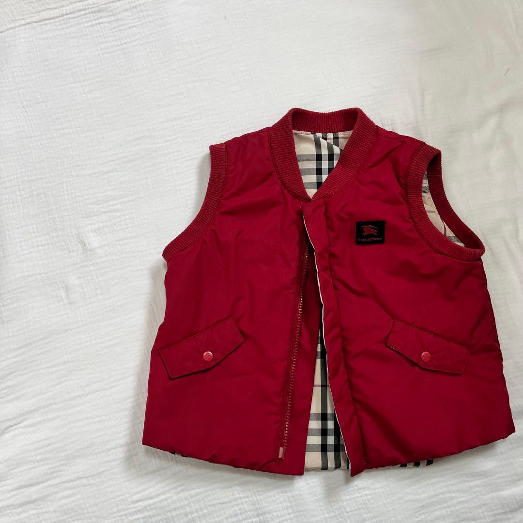 キッズ　子供服　ダウンベスト　バーバリー　BURBERRY ノバチェック