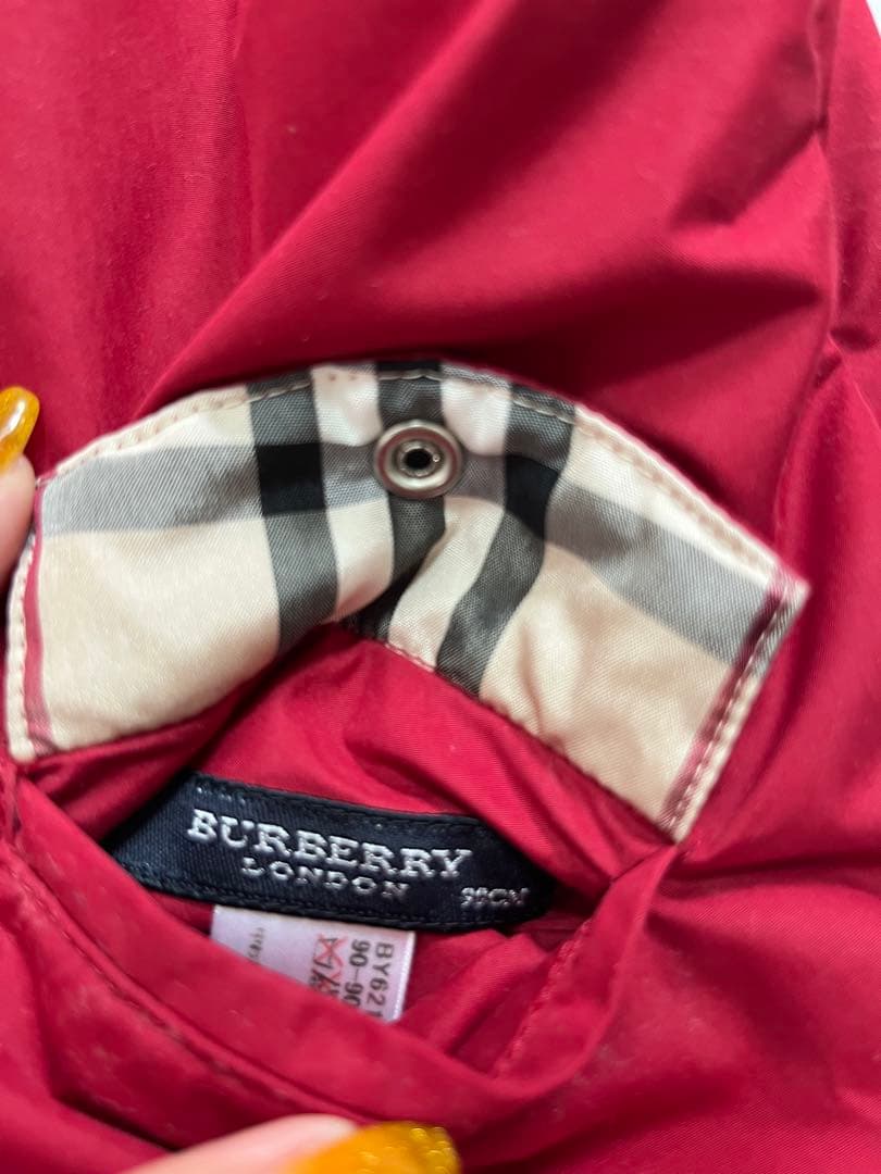 キッズ　子供服　ダウンベスト　バーバリー　BURBERRY ノバチェック
