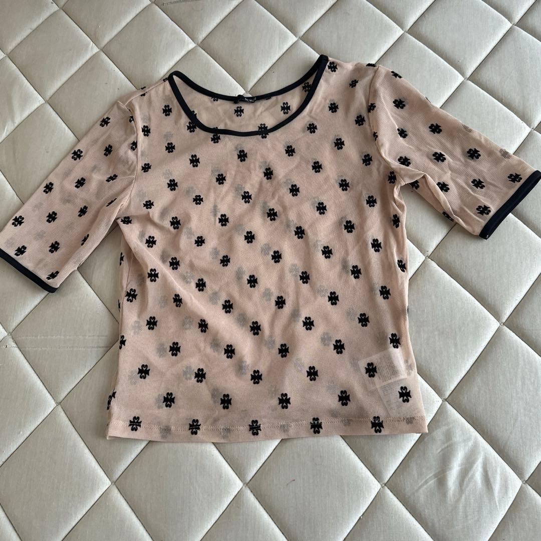 sorin シアーシャツ　ベージュ 半袖Tシャツ
