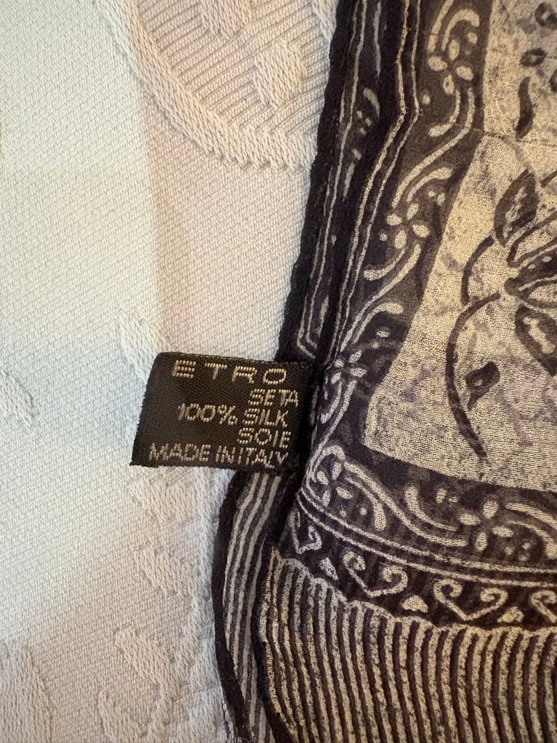 希少美品⭐︎ETRO エトロ 春夏ストール ショール ボタニカル柄 イタリア製