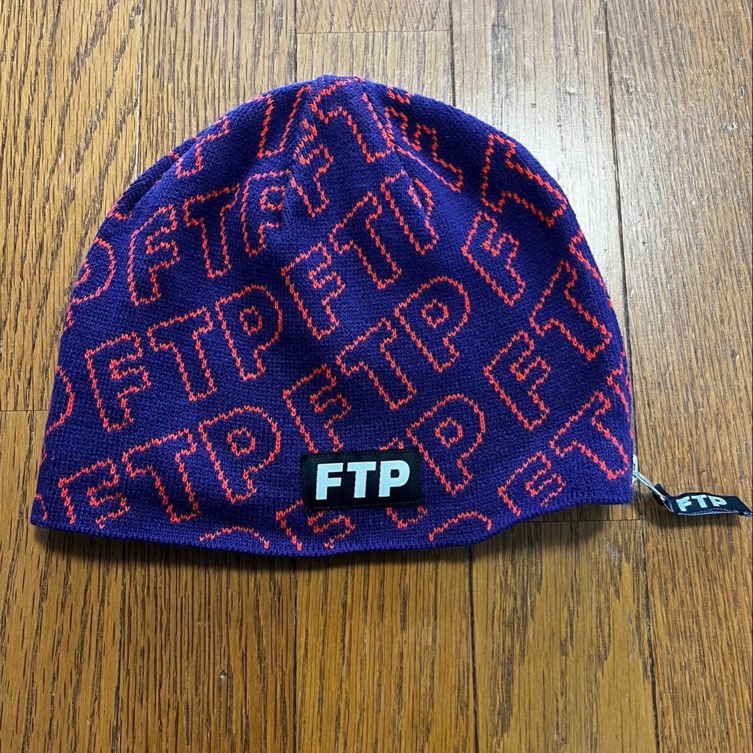 帽子 FTP ZIPPER BEANIE PURPLE