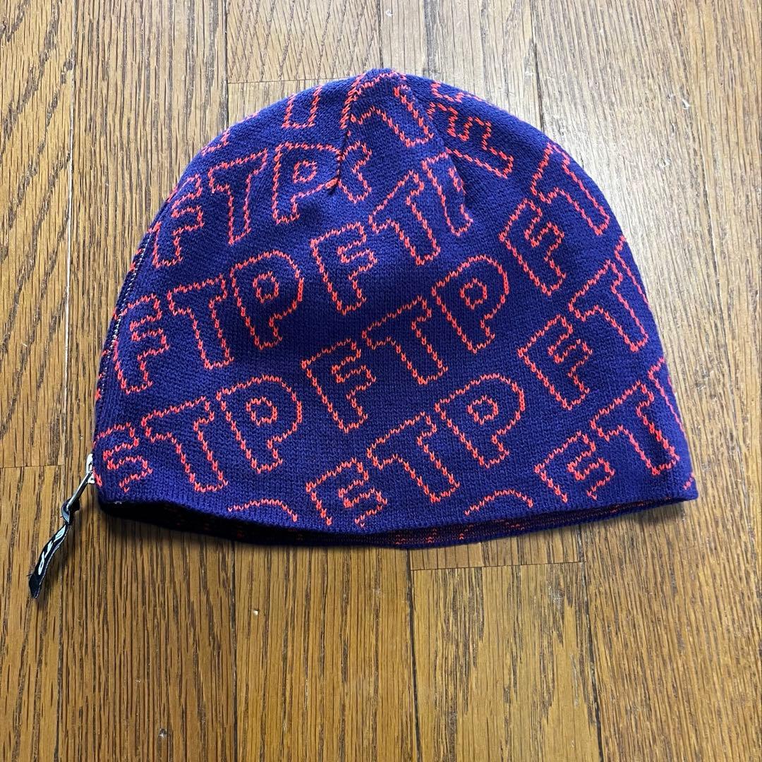 帽子 FTP ZIPPER BEANIE PURPLE
