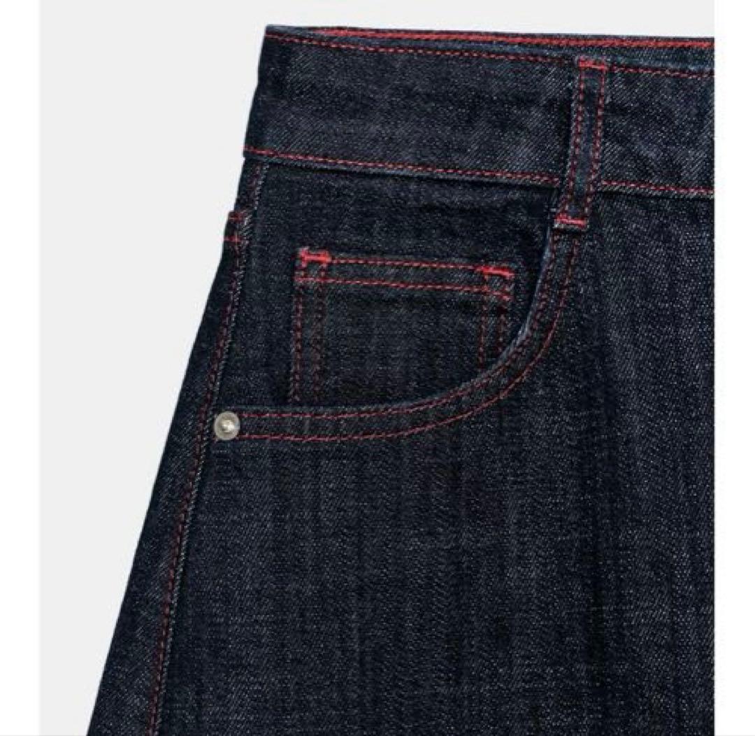 タグ付新品★ZARAのZ1975ハイウエストバレルフィットデニムパンツ★EU38