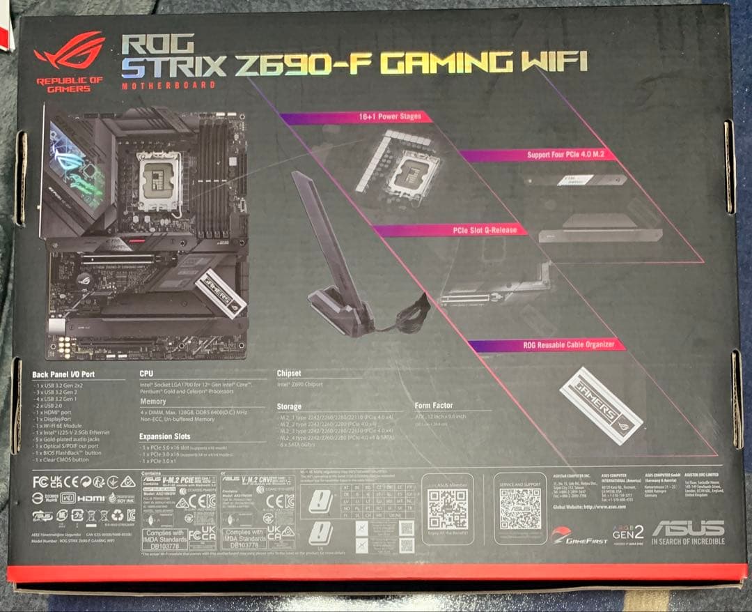 や*い様 ASUS ROG STRIX Z690-F GAMING WIFI マ