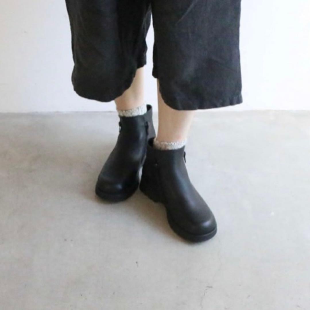 極美品✨NAOT ボブキャット ショートブーツ サイドジップ 黒 36 廃盤