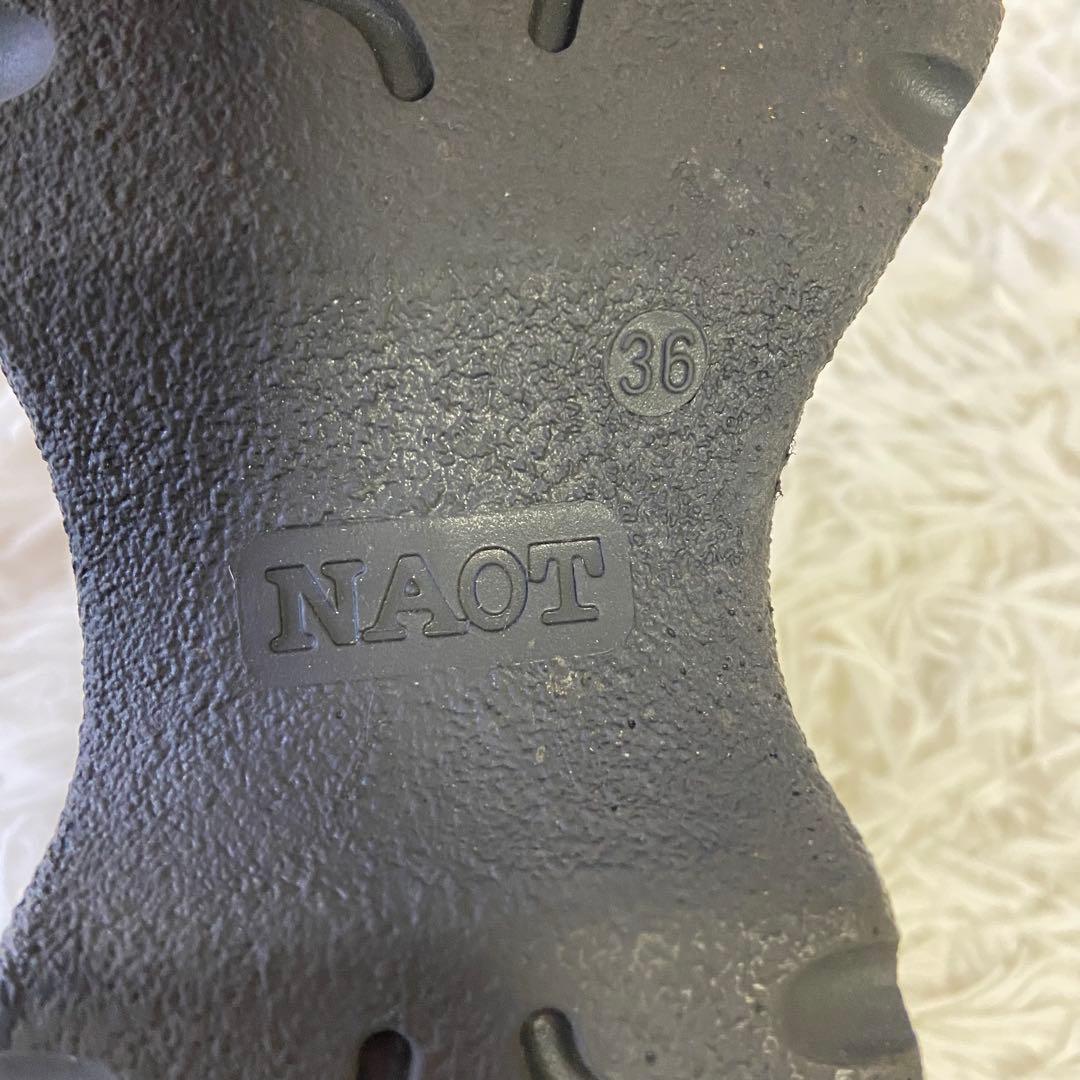 極美品✨NAOT ボブキャット ショートブーツ サイドジップ 黒 36 廃盤