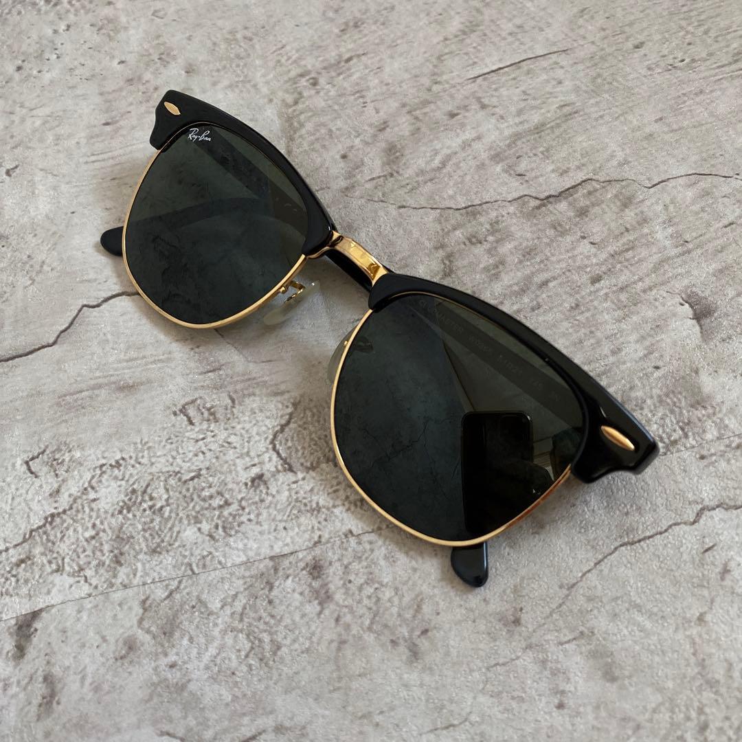 美品Ray-Ban CLUBMASTERクラブマスターRB3016 W0365