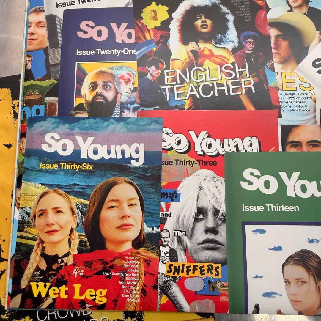 洋楽 so young magazine various records vinyl