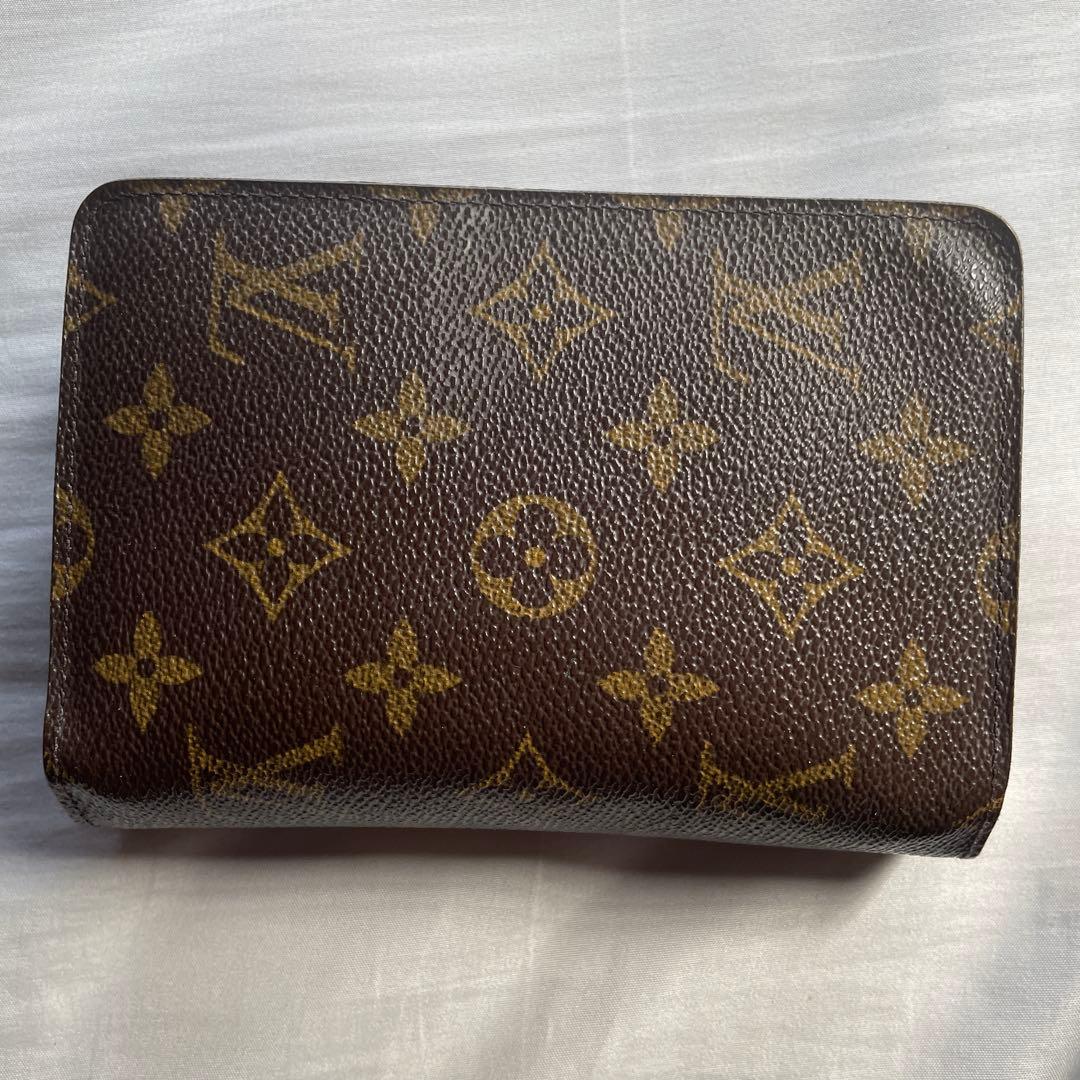 廃盤★希少LOUIS VUITTON ポルト パピエ ジップ モノグラム 折財布