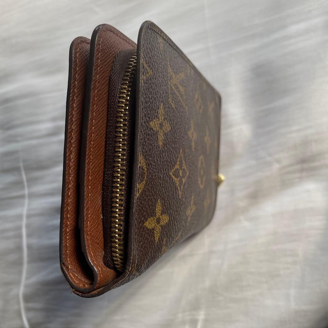 廃盤★希少LOUIS VUITTON ポルト パピエ ジップ モノグラム 折財布