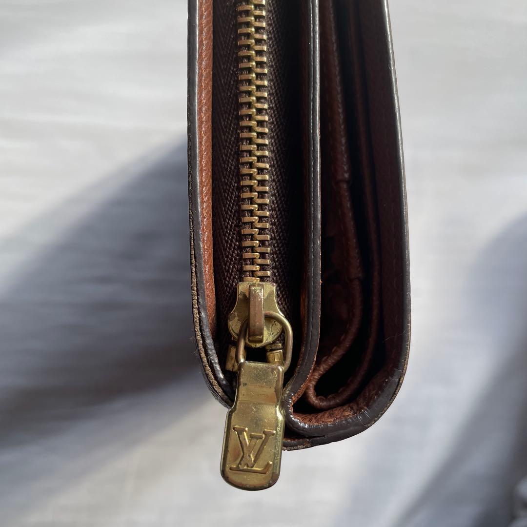 廃盤★希少LOUIS VUITTON ポルト パピエ ジップ モノグラム 折財布