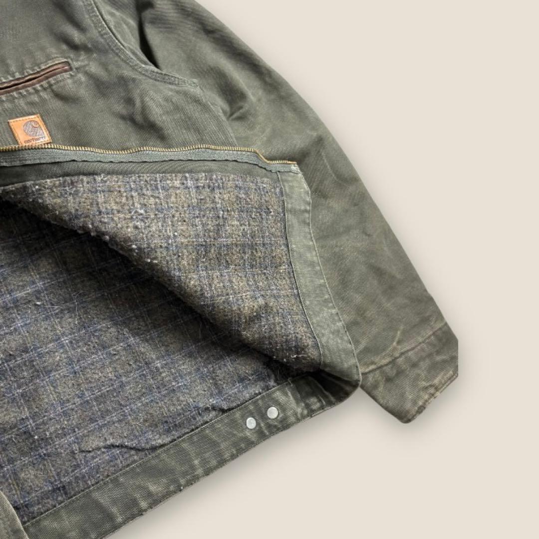 90’s USA製 Carhartt MOS デトロイトジャケット モスグリーン