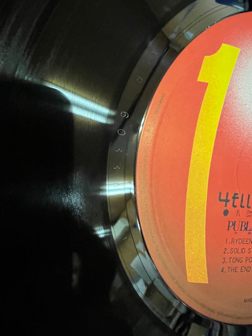 帯 美盤 YMO PUBLIC PRESSURE ライブLPレコード1980年