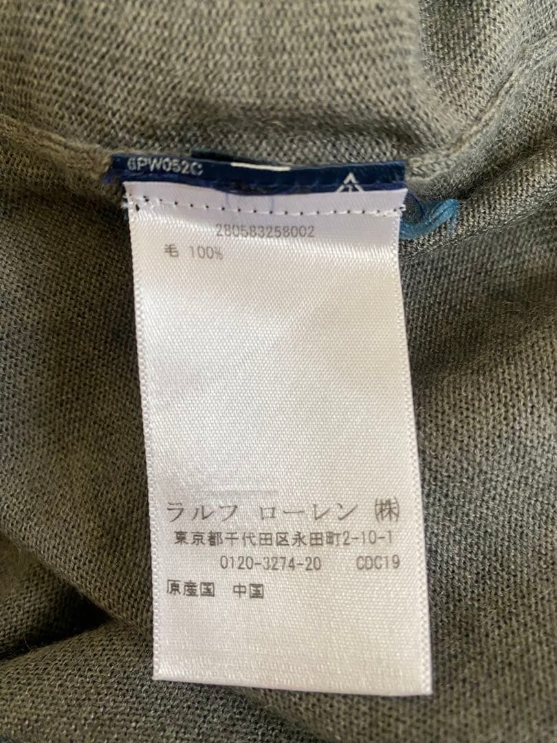 Ralph Lauren グレー カーディガン美品