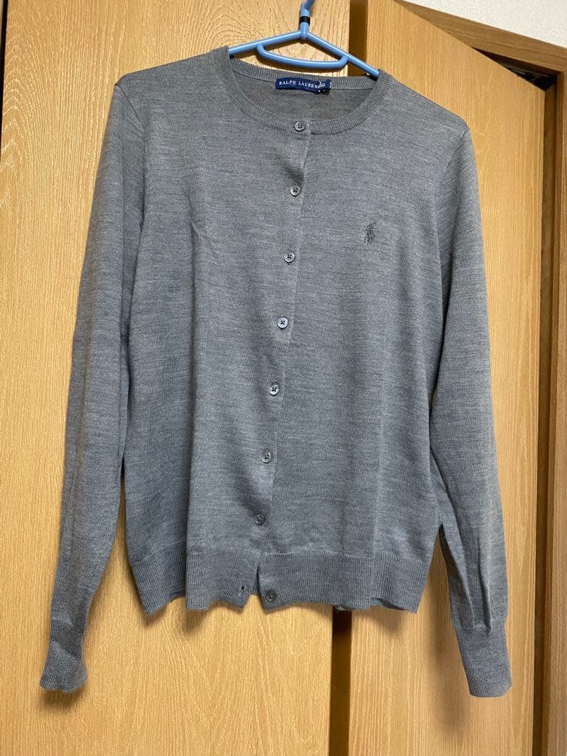 Ralph Lauren グレー カーディガン美品
