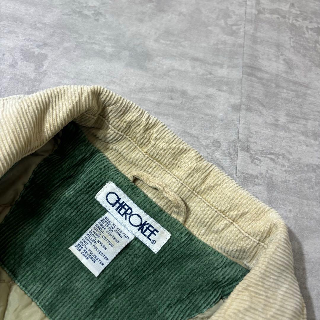 90s CHEROKEE 切替デザイン コーデュロイ ジップ ジャケット