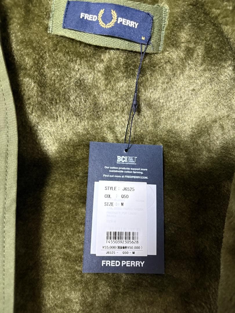 【タグ付新品】 FRED PERRY フレッドペリー 25モデル モッズコート