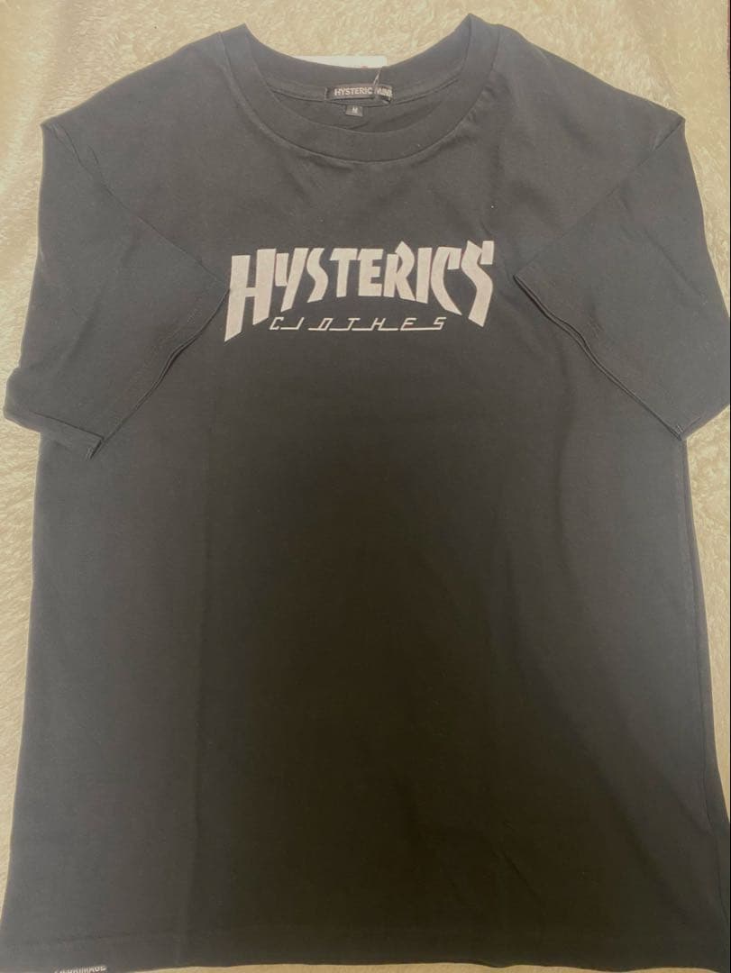 ヒステリックミニ　Tシャツ 大人　半袖 ブラック　ポッアップ