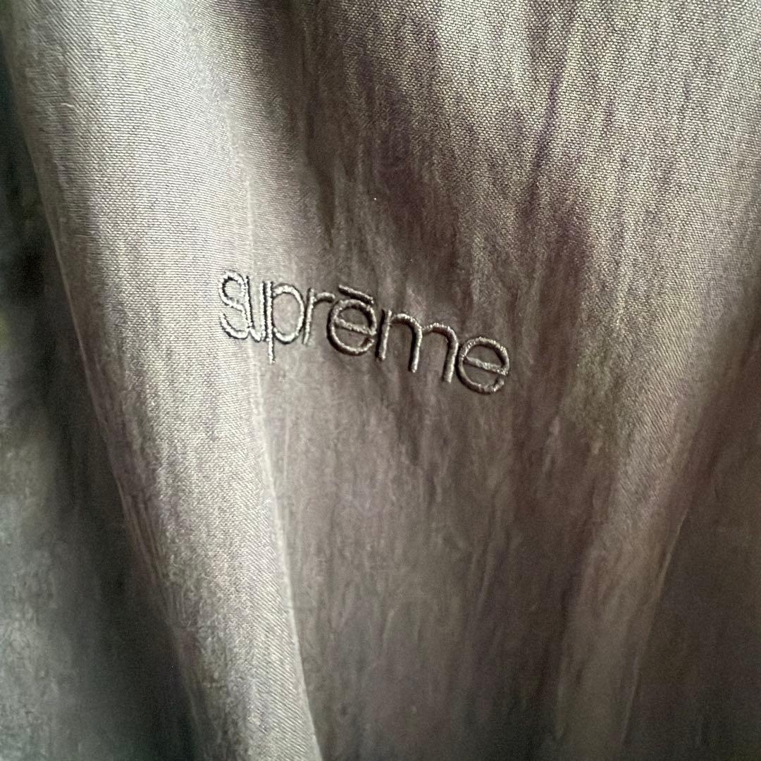【美品/Lサイズ】Supreme 25SS レザーカラー ジャケット 黒