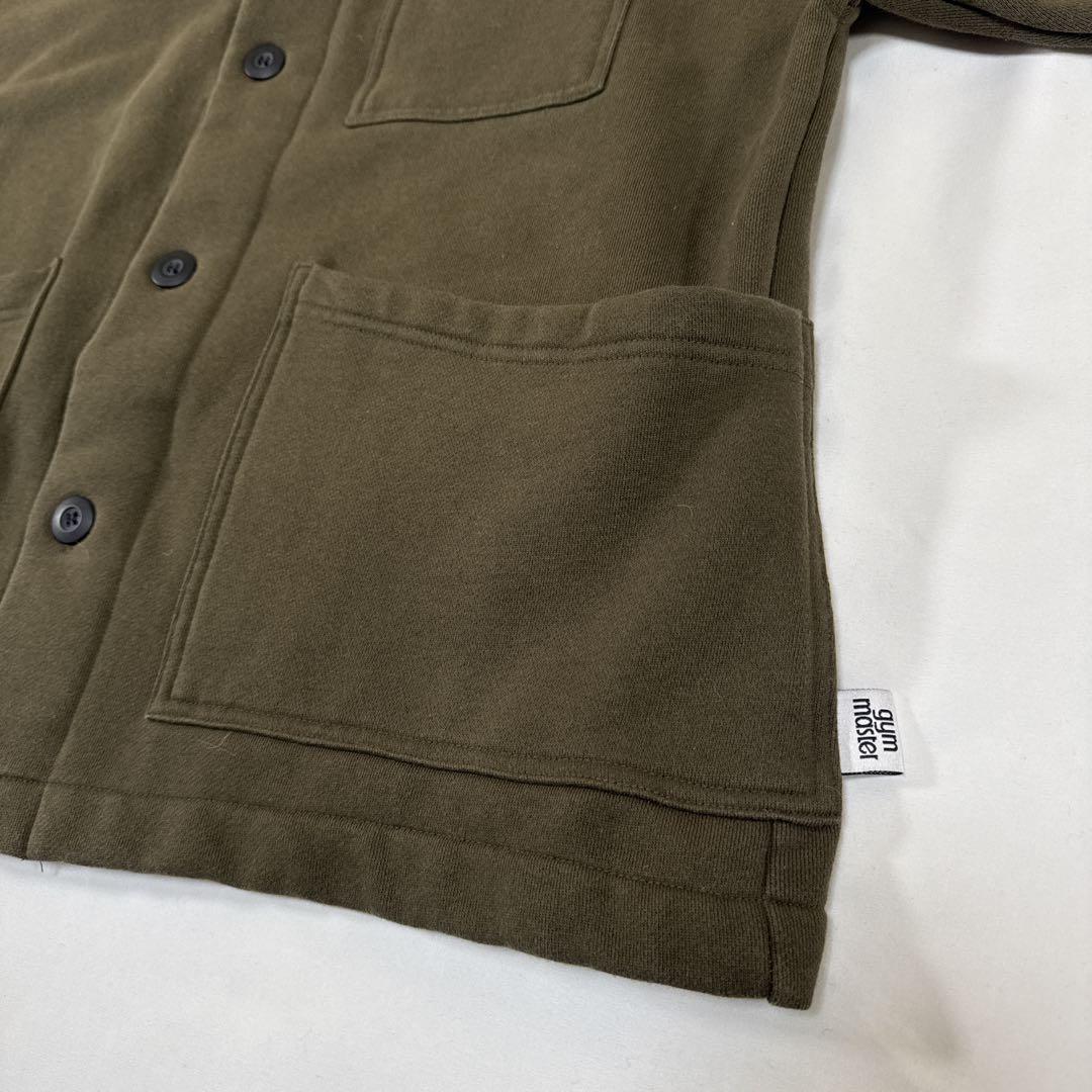 gym master 12ozヘビー裏起毛スウェットカバーオール XL オリーブ