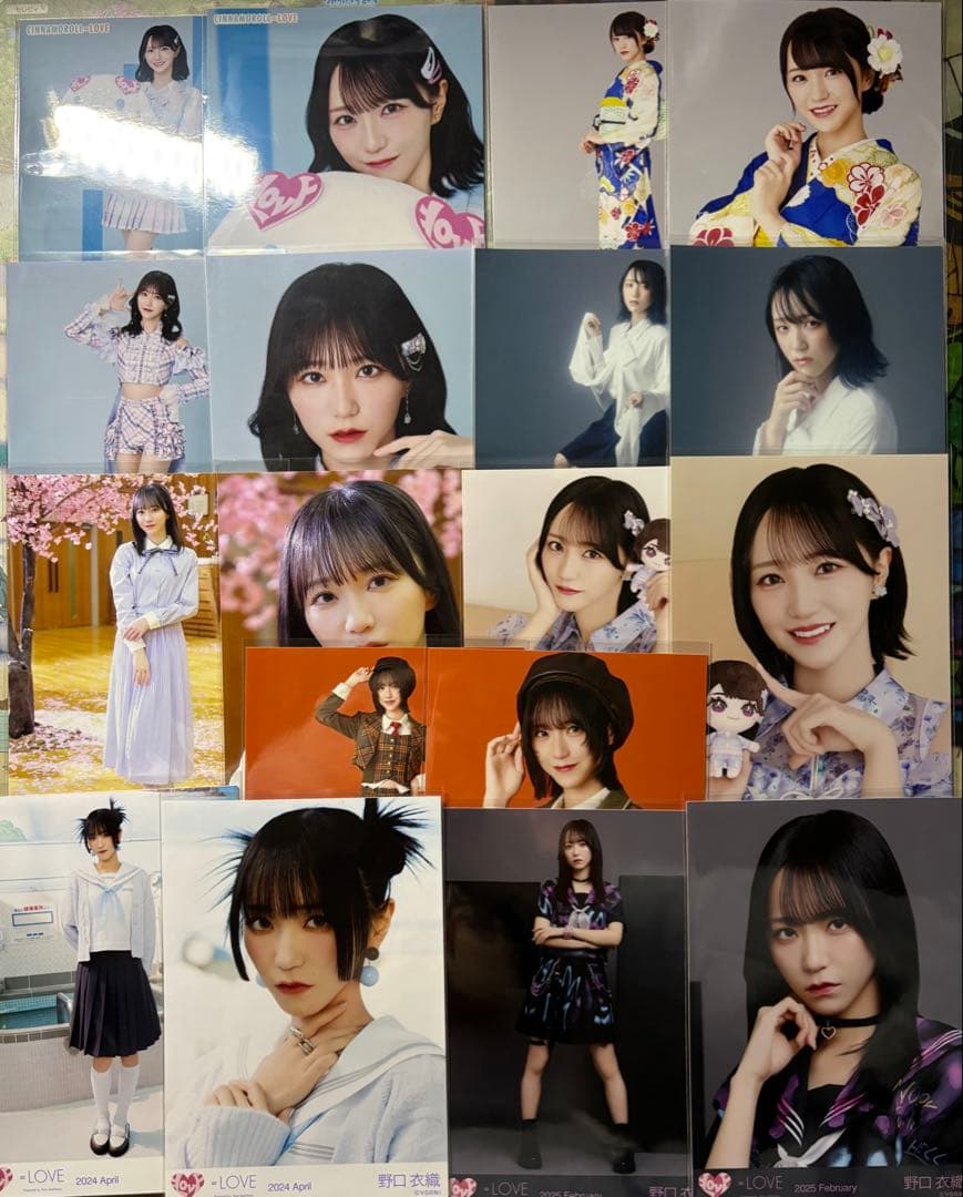 d*3様 イコラブ 生写真 野口衣織 ノーマル11コンプ セミコンプ9 シューク