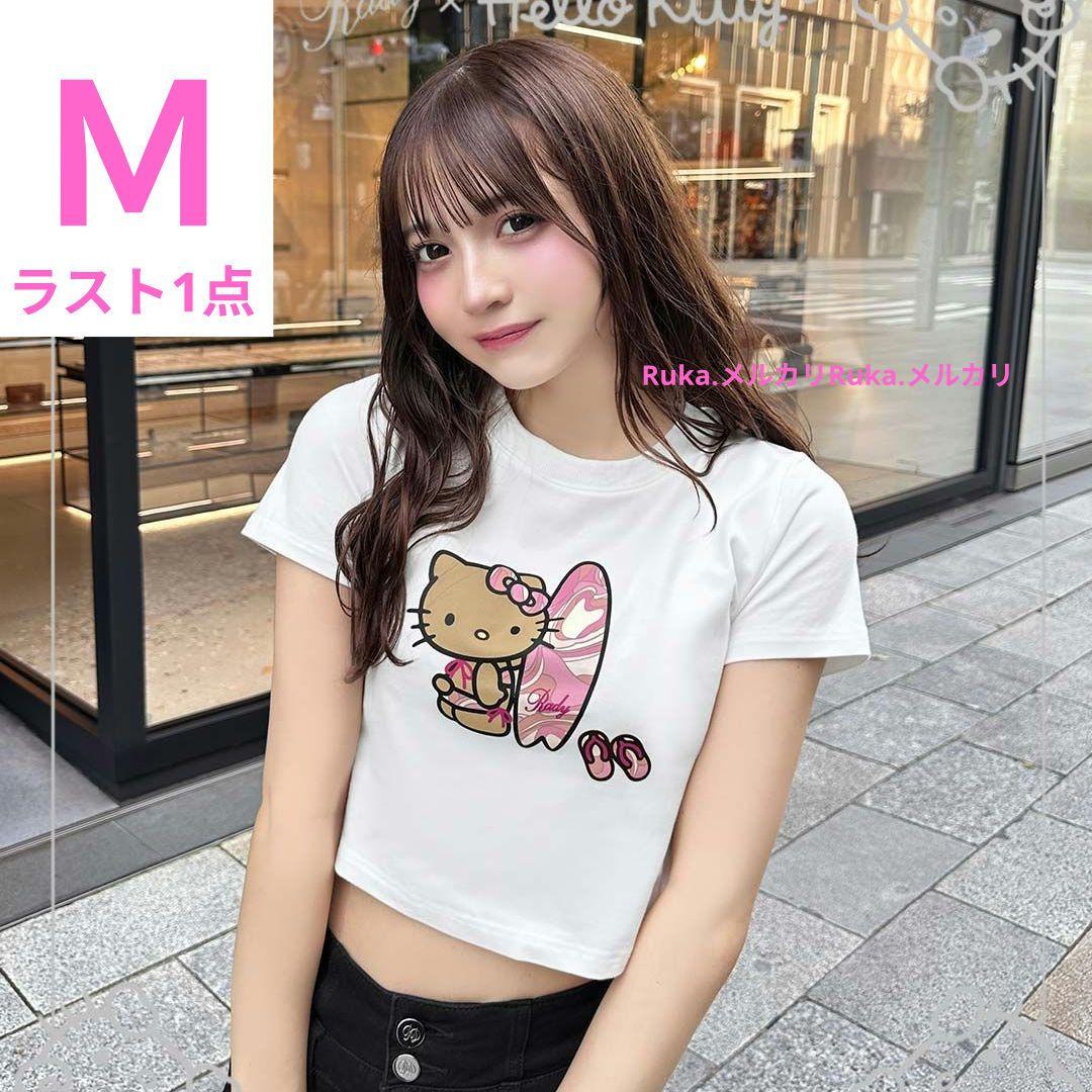 日焼けHello Kitty Tシャツ　SU0113　ホワイト1点、ブラック1点