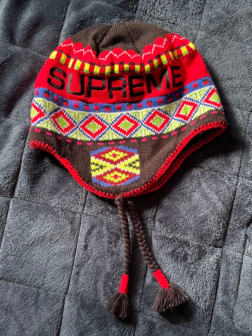 帽子 17aw supreme Nepali Earflap Beanie