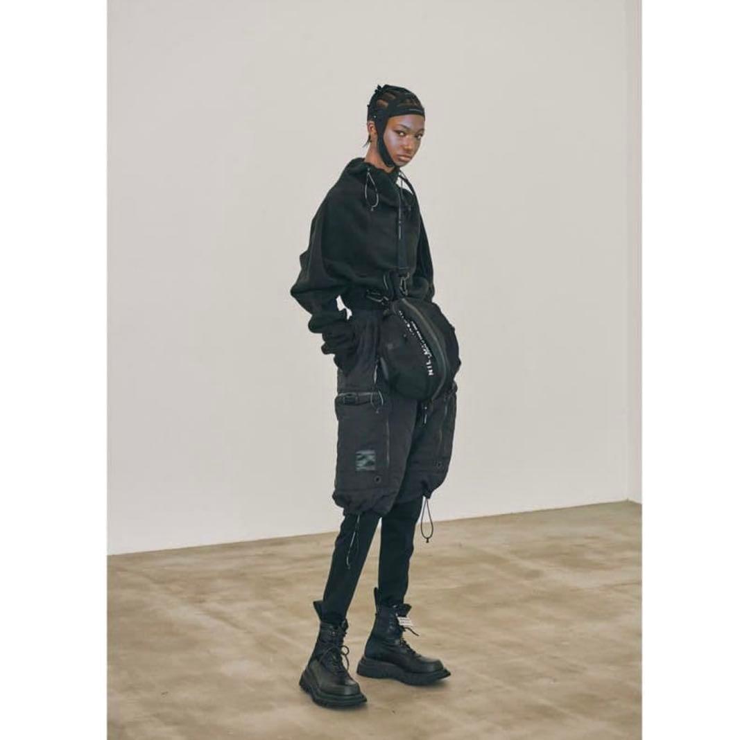 nilos 21aw キルティング レイヤード パンツ レギンス