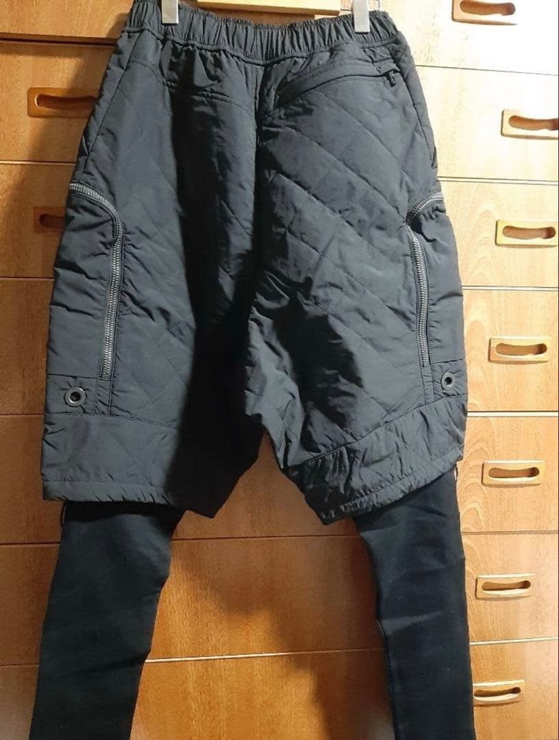 nilos 21aw キルティング レイヤード パンツ レギンス