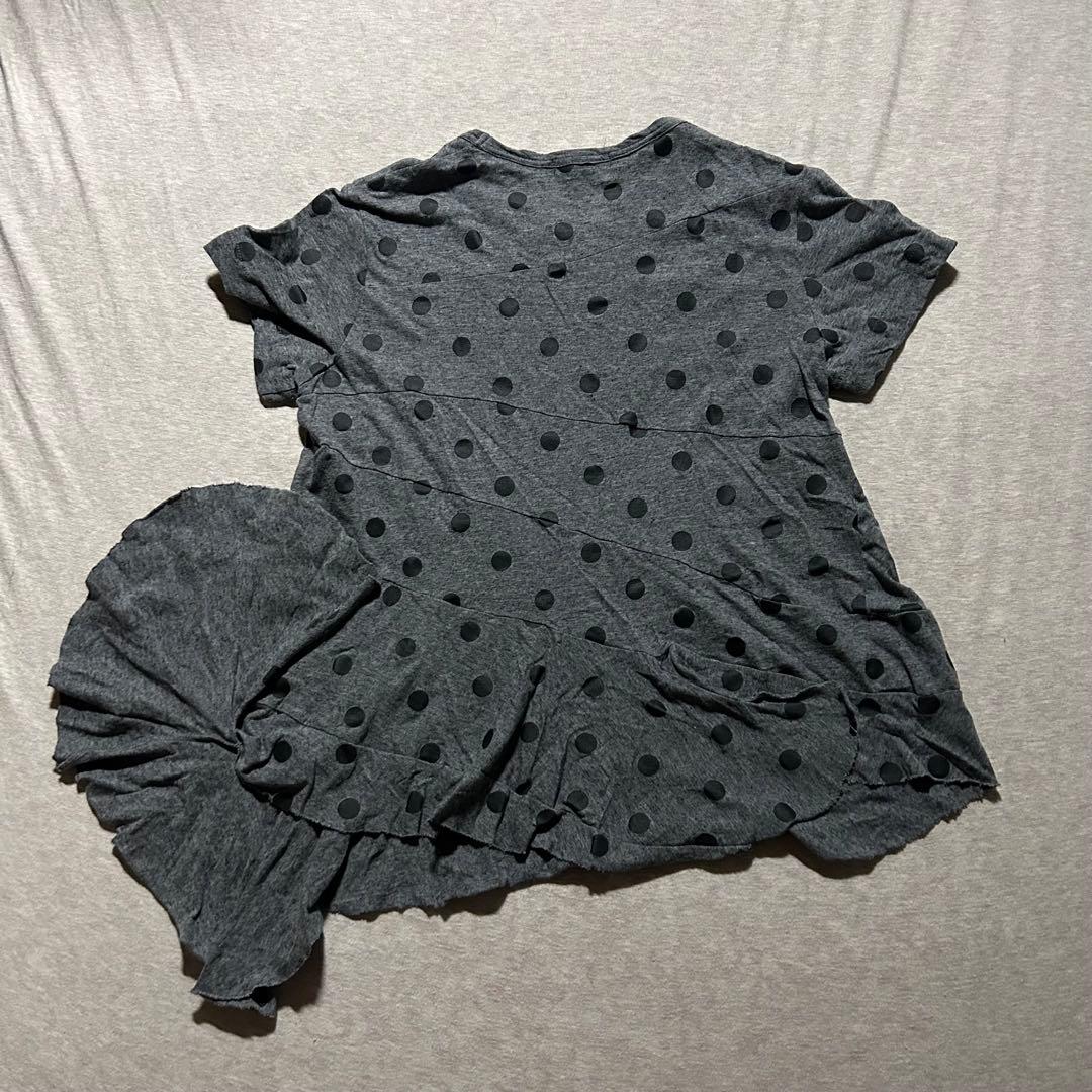 toricot comme des garcons 水玉　フリンジ　tシャツ