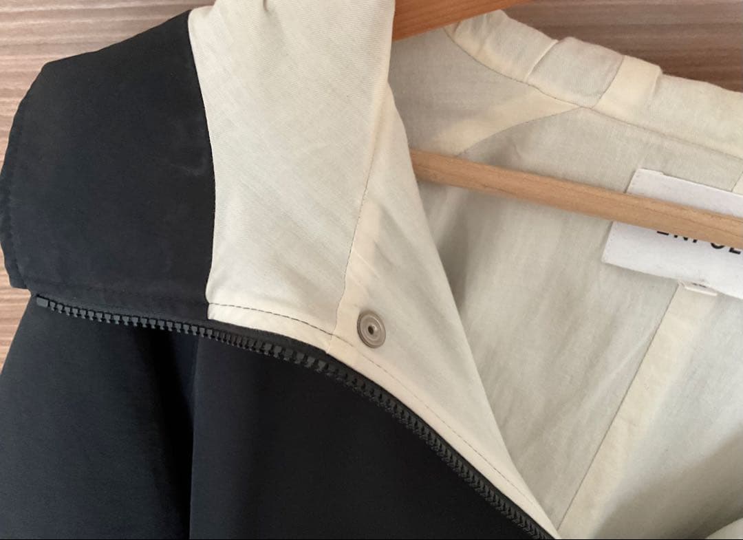 ENFOLD PEストレッチ BOXフーデットCOAT