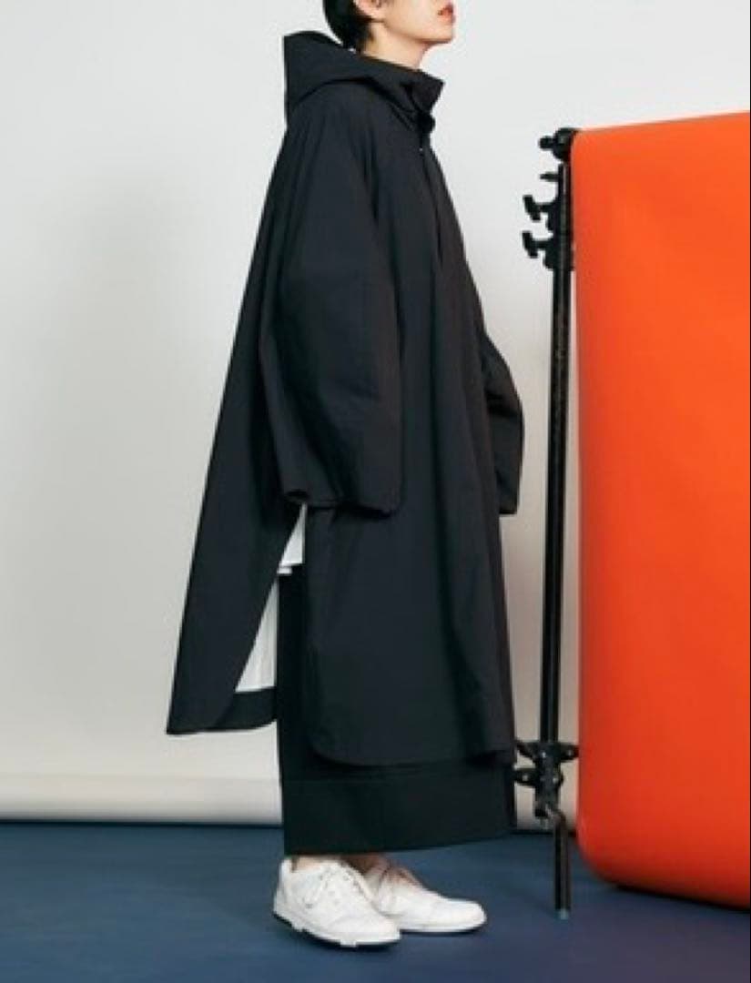 ENFOLD PEストレッチ BOXフーデットCOAT