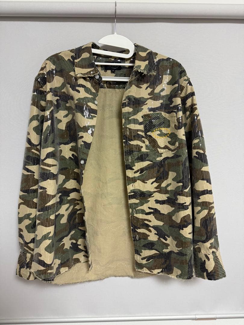 【完売品】AFB スパンコールシャツ size M