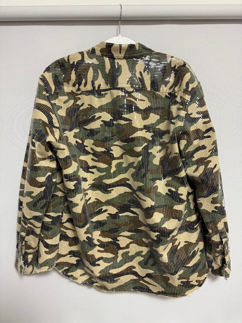 【完売品】AFB スパンコールシャツ size M