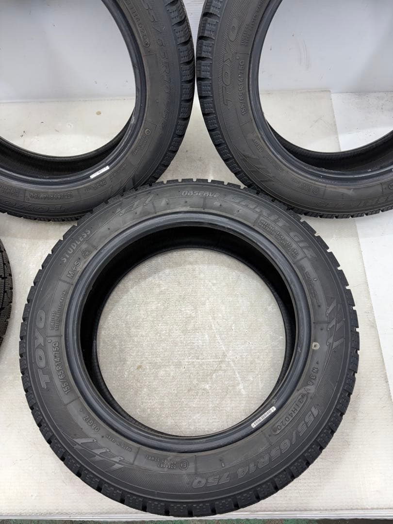 めるめる様引取り限定☆ 155/65R14 TOYO GARIT GIS 9分山