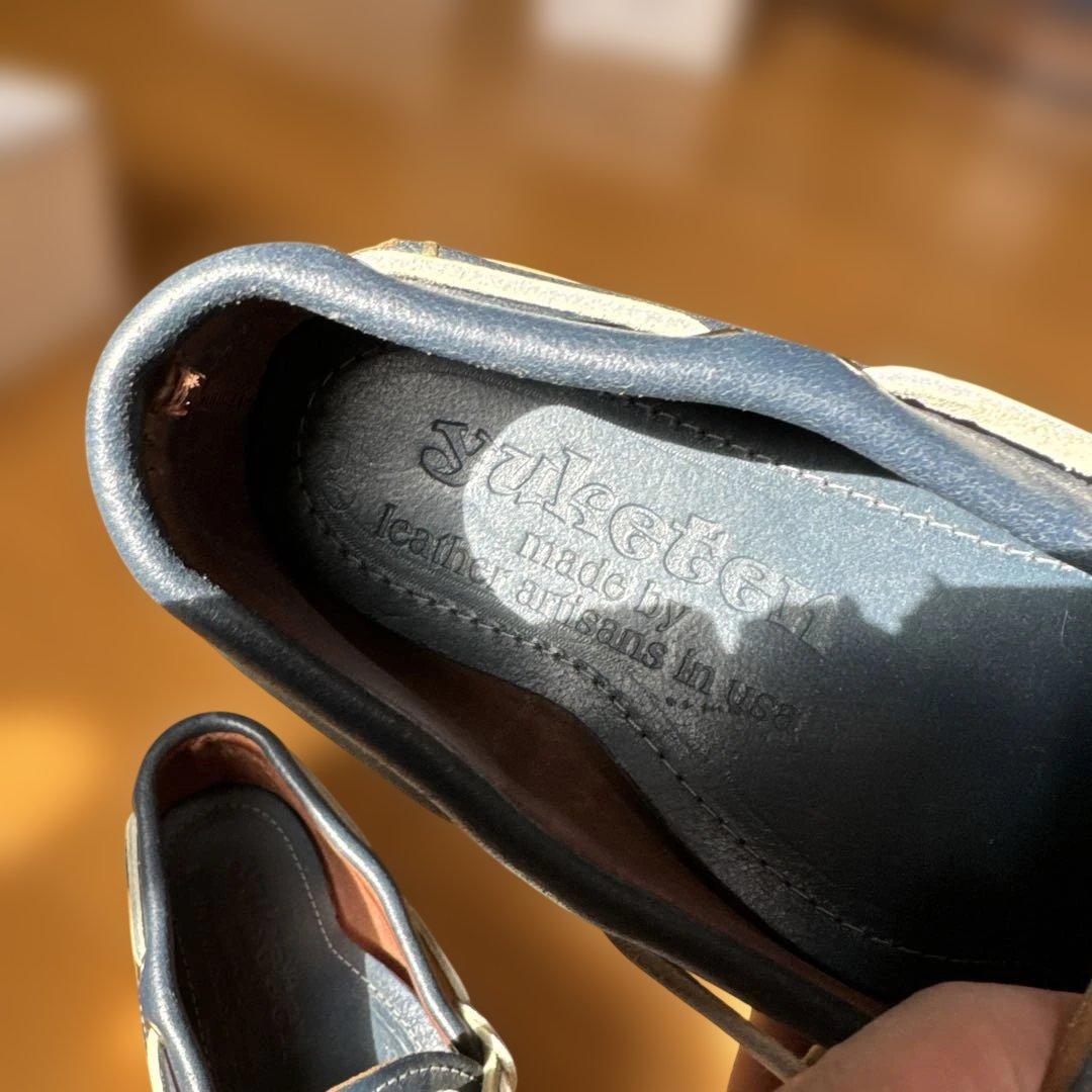 ユケテンキャンプモックsize８HＤクロームエクセルワクックスド革ソール黄ばみ有