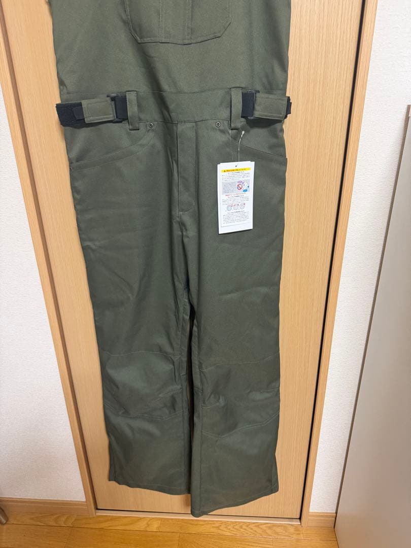 ネームレスエイジ　BIBパンツ　オリーブグリーン