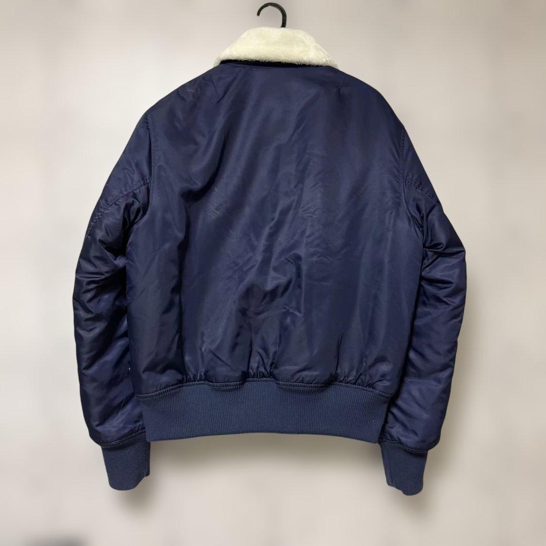 MA-1 フライトボアジャケット ネイビー