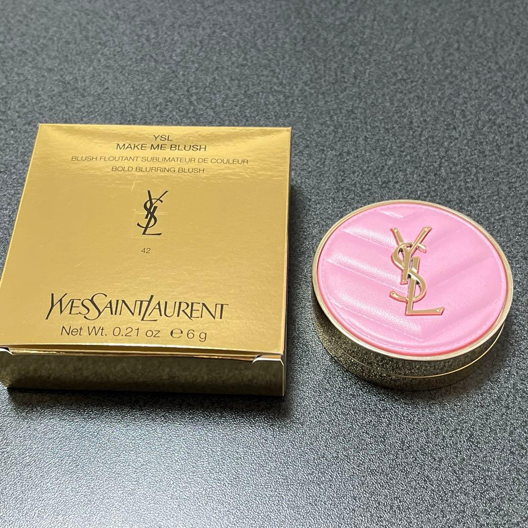 【ほぼ新品】イヴサンローラン YSL メイクミーブラッシュパウダー 42