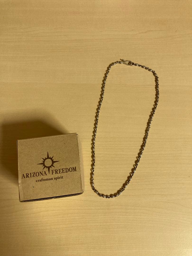 ARIZONA FREEDOM シルバー ネックレス唐草デザインチェーン50㎝