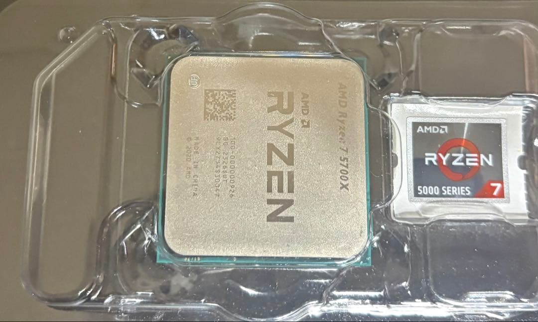 AMD Ryzen 7 5700X + 冷却ファンセット