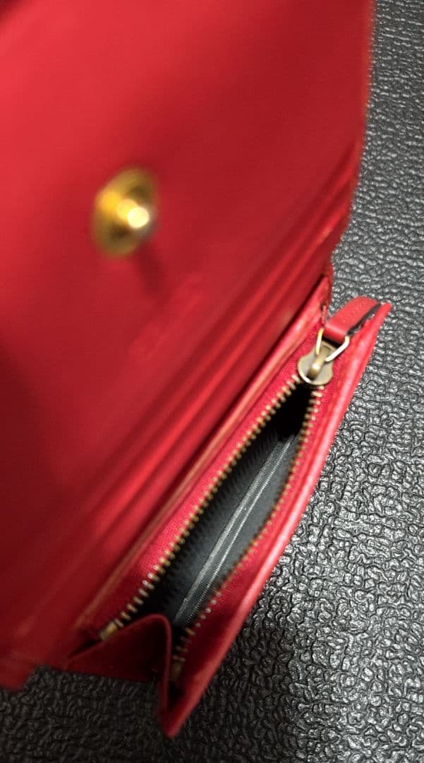 GUCCI グッチ　チェリー　GGスプリーム　2つ折財布