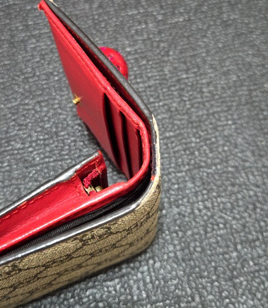 GUCCI グッチ　チェリー　GGスプリーム　2つ折財布